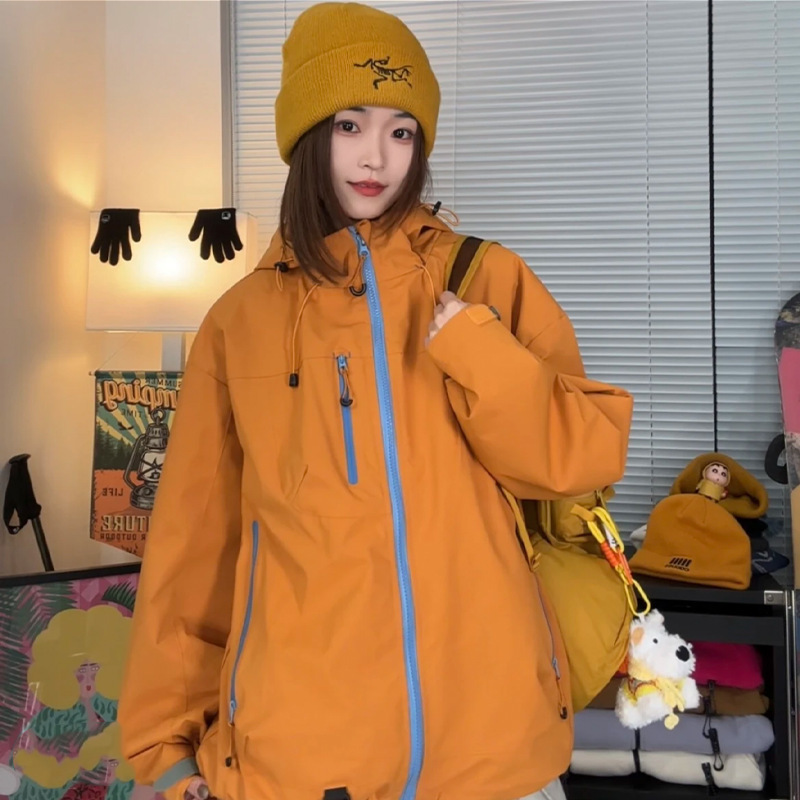 冲锋衣女5新春秋户外防风外套超看美式夹克徒步登山服男旅行上衣|undefined