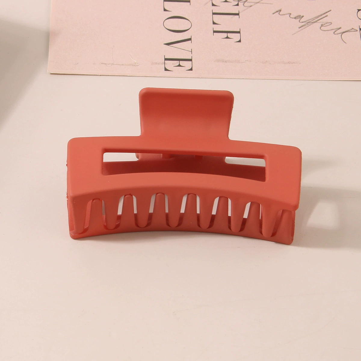 (Cross-border trading), rectangular matte crab pin, big shark, hairgrip, Amazon, simple and elegant design