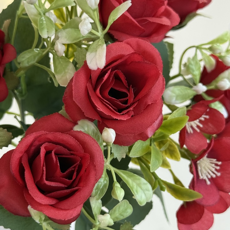 新しい外国貿易卸売造花結婚式の花束バラ手持ち花小さなバラアレンジメント装飾品ハイエンドホットスタイル|undefined