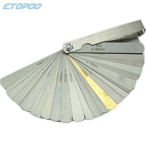 89A32 brass sheet supplies various specifications of feeler gauges, stainless steel feeler gauges, and combination feeler gauges