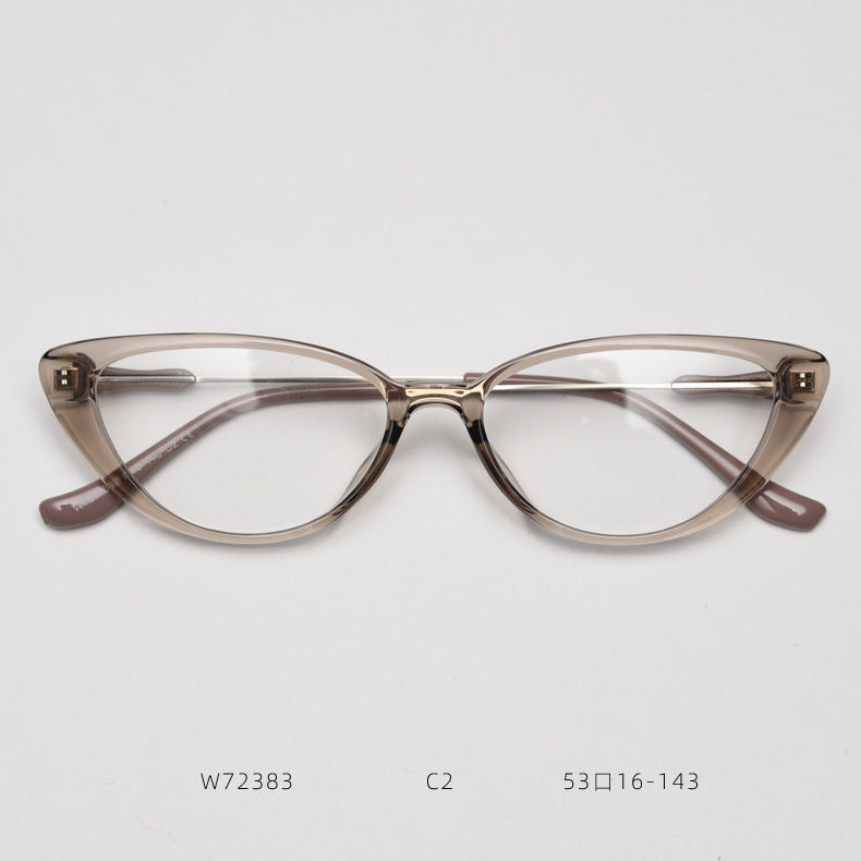 Retro Cat Eye Glasses Frames For Women Small Tr90 Stylish Specs_voghion.com