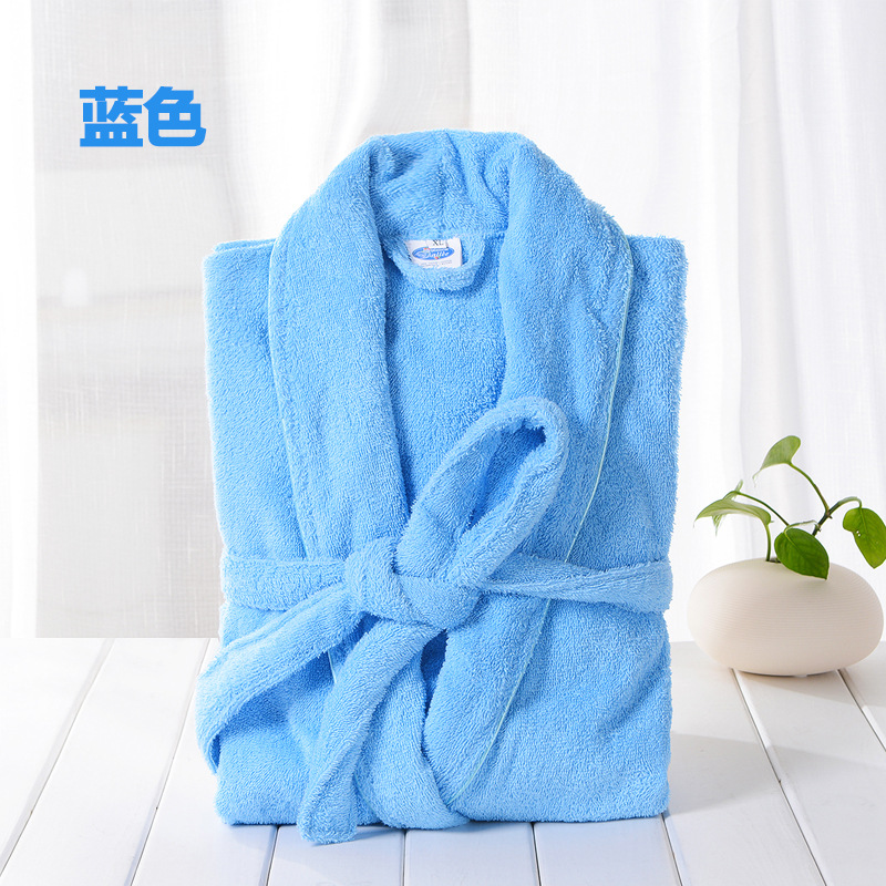 남성과 여성을위한 목욕 가운 수건 소재 가을과 겨울 두꺼운 긴 흡수성 목욕 가운 커플 수영 목욕 미용실