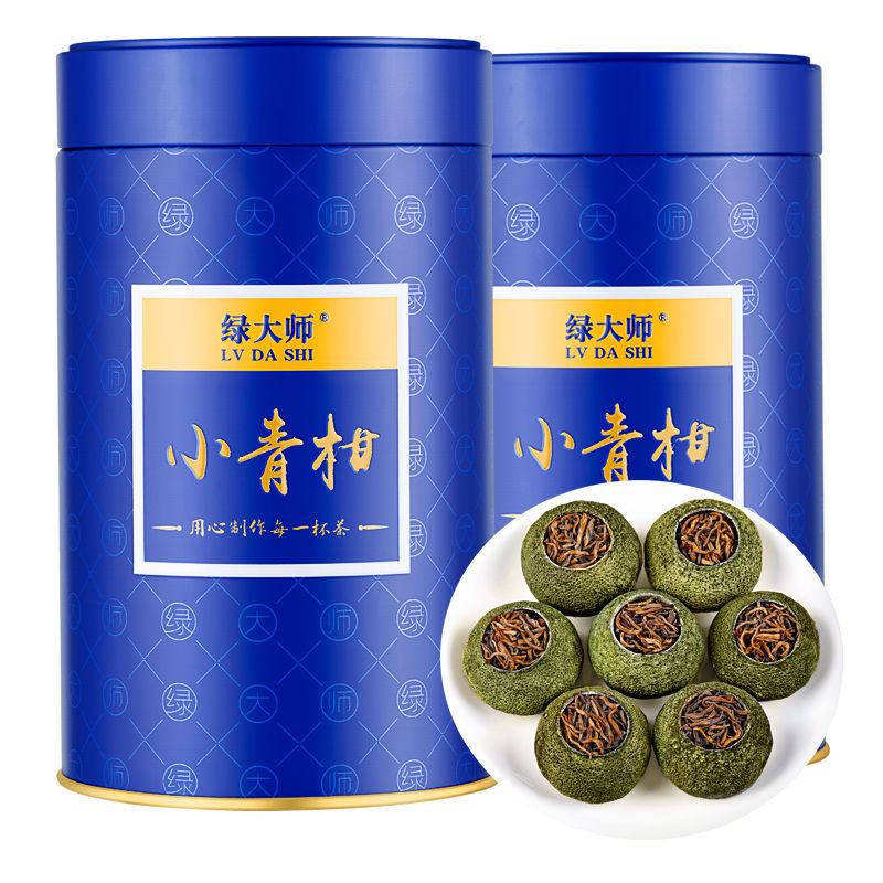 新会小青柑普洱茶熟茶宫廷品质陈皮柑普茶橘普茶小青桔礼盒装