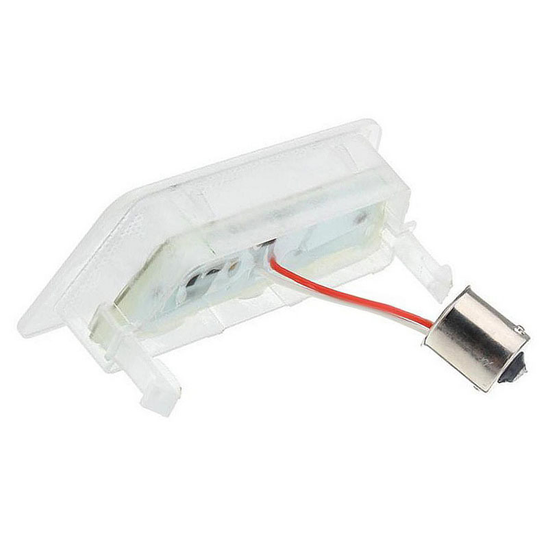 Suitable for Opel Astra G 98-04 license plate lights, 18 LED white lights, transparent frame, 1 piece, a popular item for cross-border sales