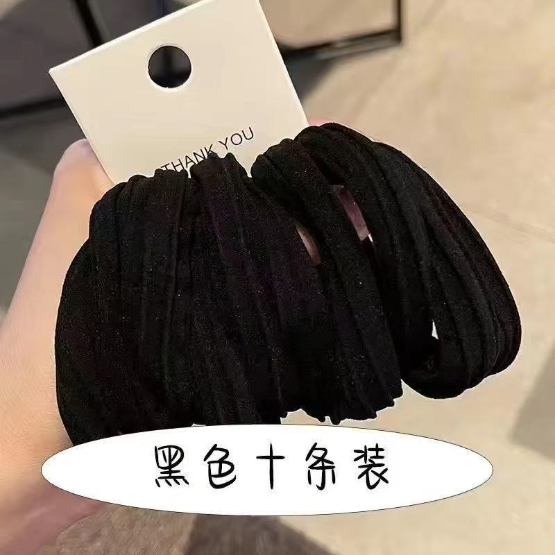 Mascarilla facial de alta elasticidad, lazo para el cabello, cola de caballo alta, cuerda para el cabello sin costuras para niños, no daña el cabello, banda de goma de cuerda para la cabeza para niñas