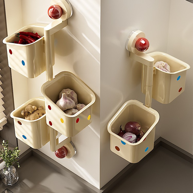 Multilayer rotating storage box