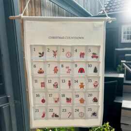 跨境专供圣诞倒计时日历挂袋 Advent Calendar 装饰挂件节日盲袋