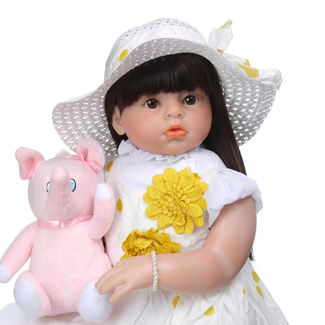 Los niños que acompañan juguete simulación muñeca chica Regalo De vacaciones ropa infantil modelo