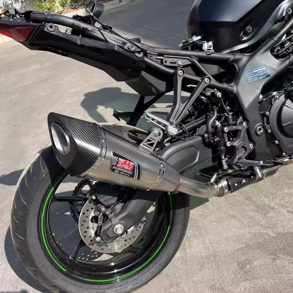 Глушитель Kawasaki ZX4R, средняя часть ZX4RR, модификация Yoshimura R77 SC, глушитель из карбона