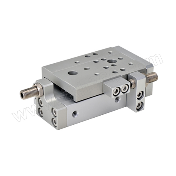 AIRTAC/亚德客 HLQL系列双轴型精密滑台气缸(循环滚珠对称型) HLQL25×50SBG 缸径25mm 行程50mm 附磁石 1个