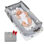 跨境赫美嬰兒床便携妈咪抱婴儿窝单肩箱包床中床旅行婴儿床