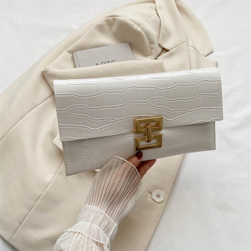Golden trend small clutch bag