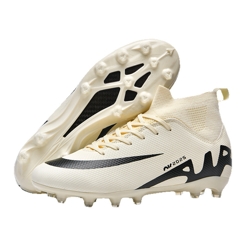 Nuevos zapatos de fútbol para adultos transfronterizos rosa para hombres y mujeres adolescentes y niños estudiantes ag ag ag agujeros TF entrenamiento al por mayor