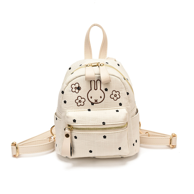 Coreano lindo punto de onda conejo mochila 2026 nuevo estudiante de gran capacidad mochila diaria mochila de viaje de moda
