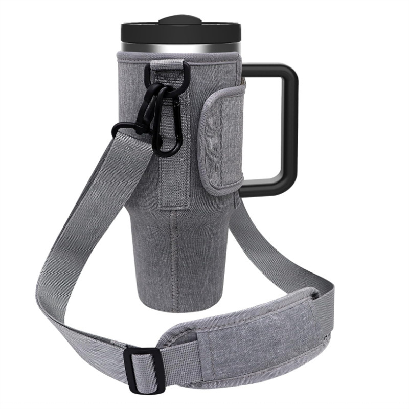 Cross-Border Diving Material 40oz Handle Car Cup Cover Insulation Cover Straw Water Cup Cover Ice Cup Water Kettle Bag Large Capacity