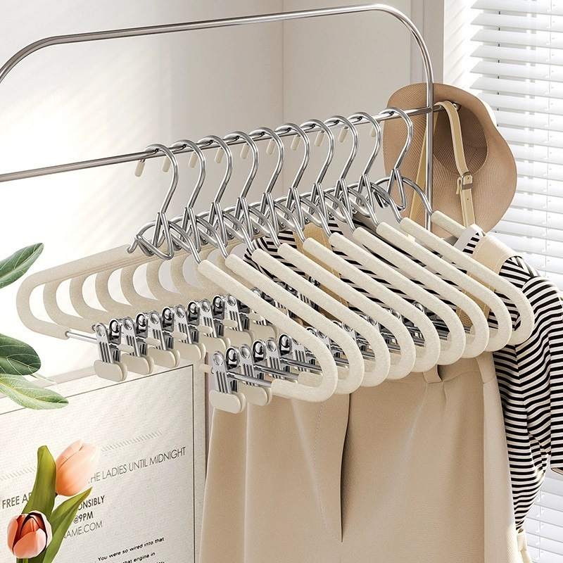Creative one-part sponge suit hanger can be stacked Chinese clothing storage horse skirt multifunctional household storage artifact