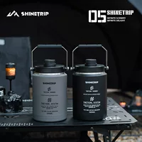 Shanqu Tactical Ice Bucket Двухслойный 304 нержавеющая сталь широкий рот большой емкости теплоизоляция открытый кемпинг ведро
