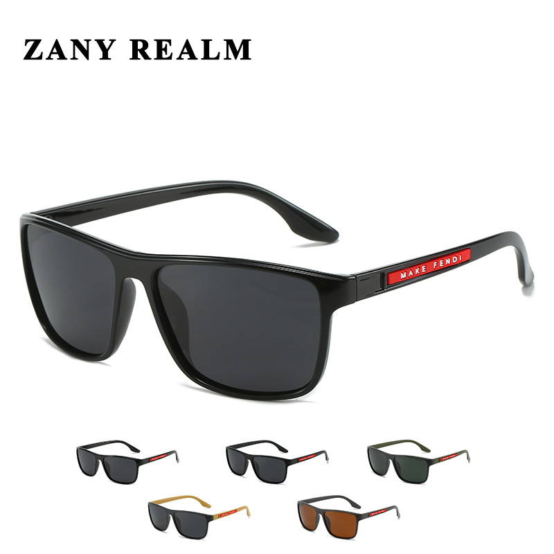 Nueva caja de comercio exterior hombres transfronterizos gafas de sol polarizadas conducción esmerilado europeo y americano negocio moda gafas de sol fabricante