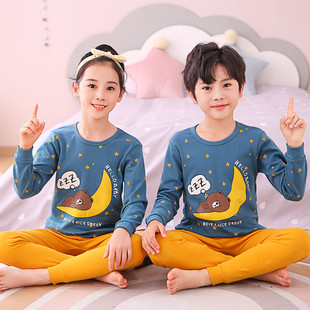 2024 new children's underwear suit Korean version of cotton children's warm autumn pants a generation of hair
