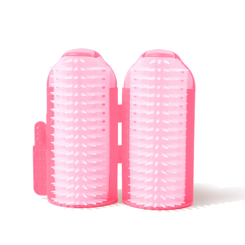 Gato esquina de la pared de la pelo de frotar, pellizco de pellizco, artefacto mágico de masaje para mascotas, cepillo de pellizco flotante, artículos para mascotas