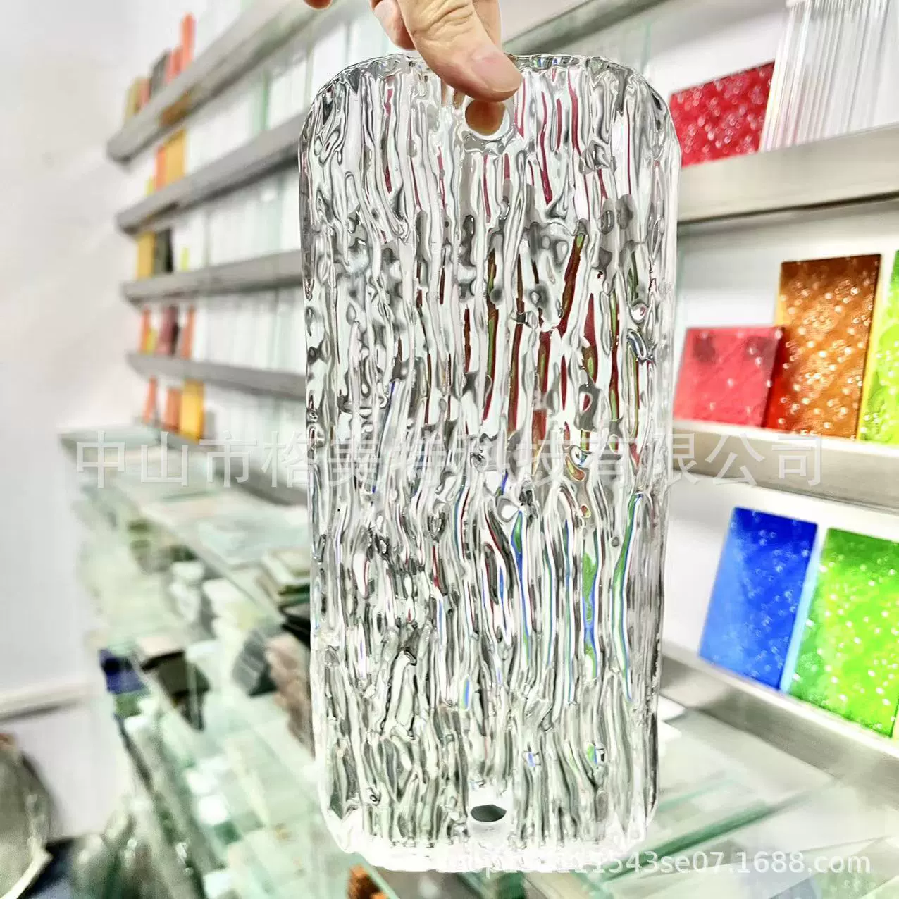 Водная рябь Кристалл висит кусок красочные гальванических двухсторонняя сборочная линия стекло висит кирпич матовое стекло экран оптом