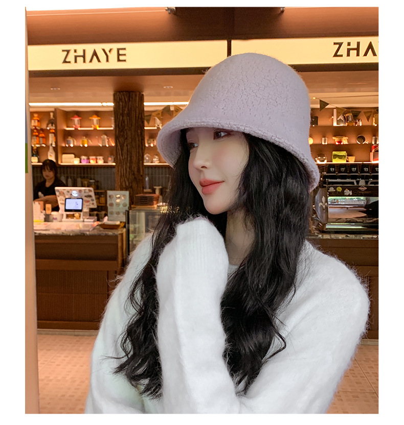 Cappello alla pescatora in lana d'agnello donna autunno inverno_voghion.com