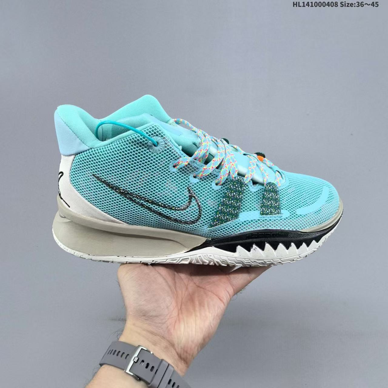 Zapatillas de Baloncesto de Caña Media Kyrie 7, Cuero y Caucho, Transpirables, para Deporte image 23