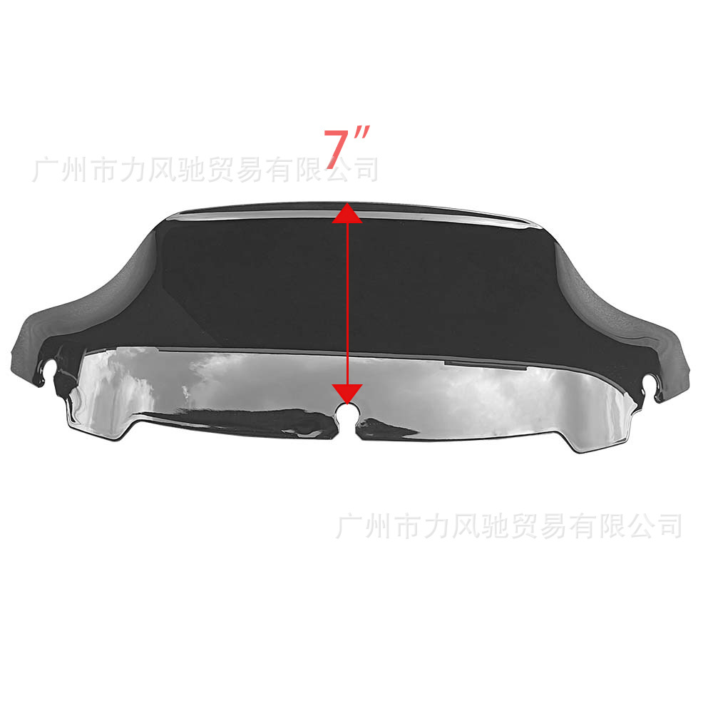 Accesorios de motocicleta Harley Grand Glider Retro 7 pulgadas 14 - 22 años parabrisas