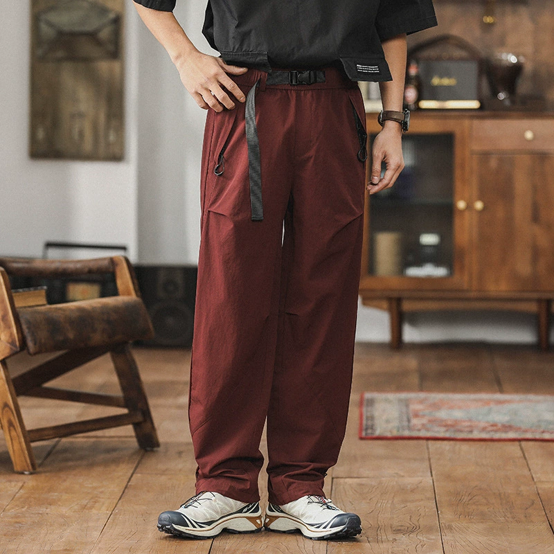 Весенние новые модные брендовые американские комбинезоны, мужские свободные модные повседневные брюки, красивые