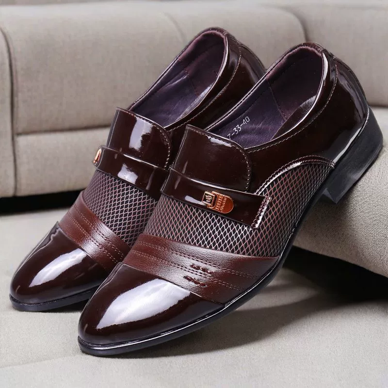 Новые мужские кожаные туфли, легкие, повседневные, износостойкие, деловые весенне-осенние мягкие кожаные дышащие рабочие мужские туфли с круглым носком.