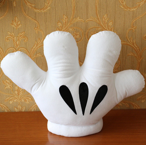 Glove pillow creative palm glove shape cushion pillow plush toy factory direct sale