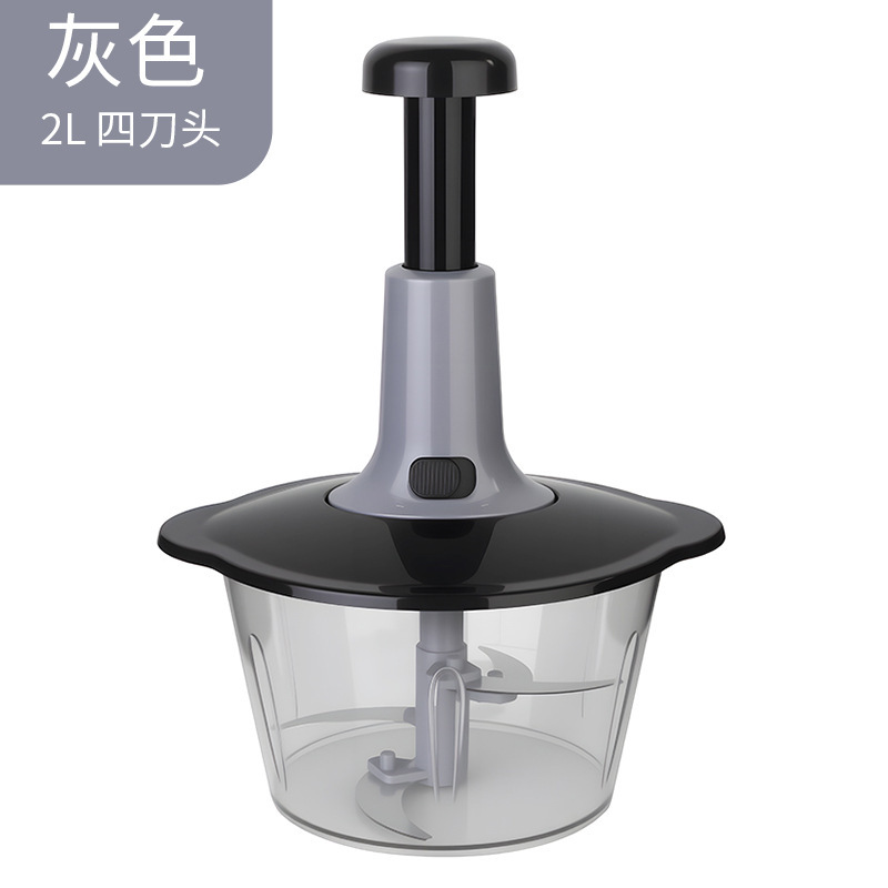 拍拍乐切菜器多功能食物料理器家用按压切片机手动切菜器切菜神器|undefined