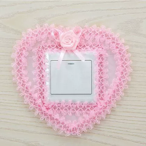Cloth, switch key, creative protective case on wall