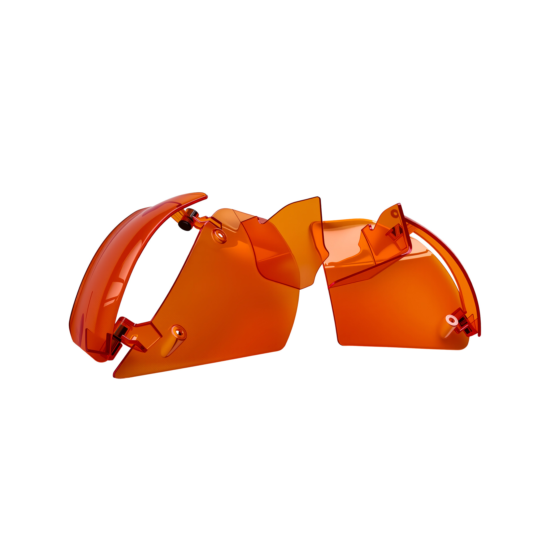 Motorcycle Spoiler Cover Suitable for Harley 23.6-26 Road Gliding Side Wing Spoiler, Pc Material, Multiple Colors Available