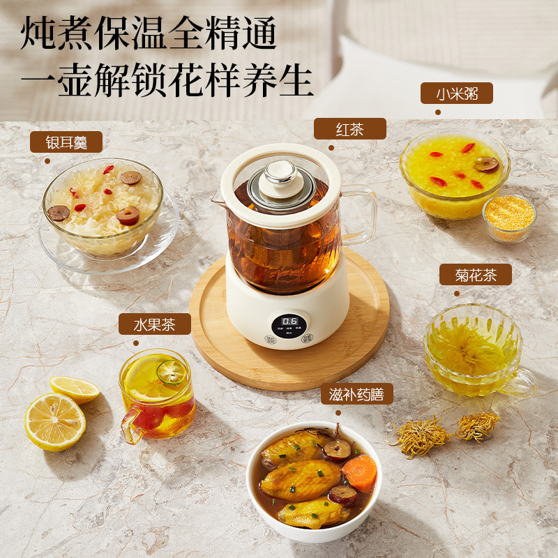 迷你养生壶小型办公室一人多功能花茶壶煮茶养生电炖杯教师节礼品|undefined