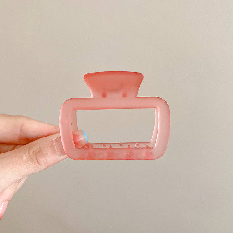 Clip de agarre, gran cantidad de cabello, horquilla esmerilada, horquilla simple, horquilla de tiburón, nuevo y exquisito tocado de alta gama, horquilla femenina