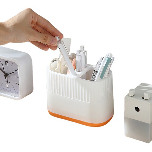 Ins style stationery creative large capacity pen holder cute new pen holder student desktop stationery storage box