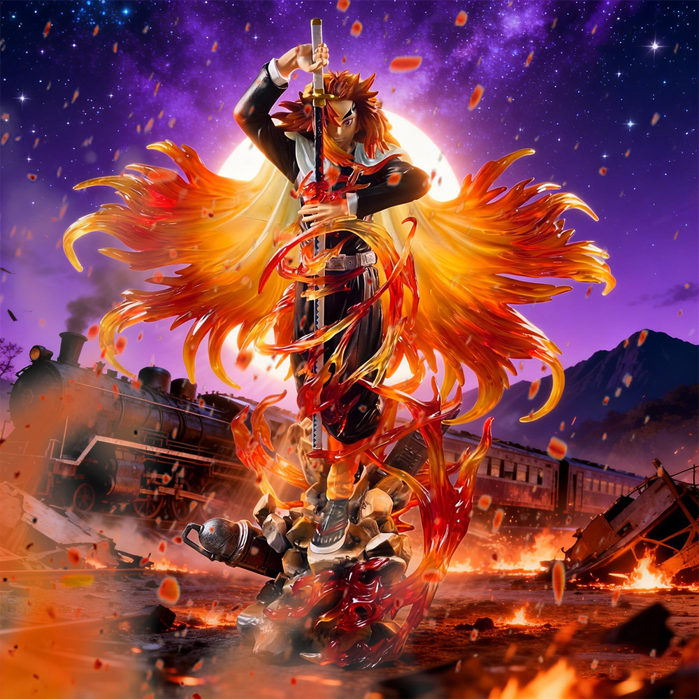 Ghost Blade GK Yanzhu Purgatorio Xing Shoulang saca la espada alrededor de la figura de anime modelo de estatua adorno de escritorio