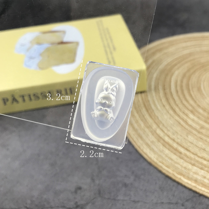 跨境批发蝴蝶结硅胶美甲模具立体链条串珠浮雕花纹穿戴甲装饰工具|undefined
