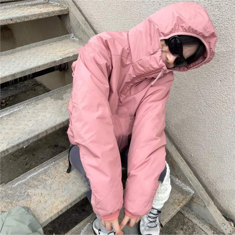 比羽绒还保暖的棉服 鸟家户外轻量化P棉冲锋外套防风防水连帽棉衣|undefined