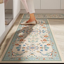 波西米亚厨房地垫硅藻泥吸水垫子可擦免洗脚垫摩洛哥防滑防油地毯