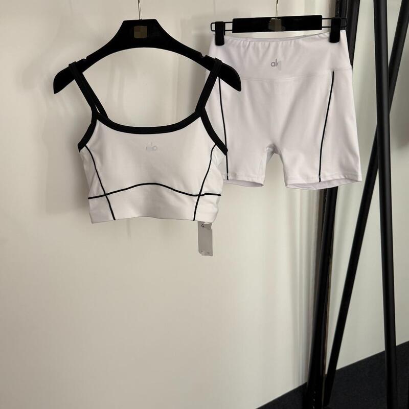 2025 Summer Nanyou High-End Hot-Selling Women's New Yoga Sports Suit Camisole + Elastic Slim Shorts