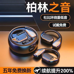 Voice of Berlin 2025 新しい Bluetooth ヘッドセット骨伝導ワイヤレス非インイヤー耳掛けスポーツ防水長いバッテリー寿命