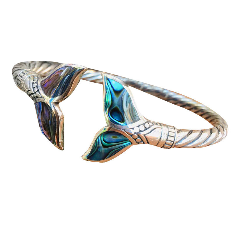 Fashion Fish Tail Alloy Plating Women's Bangle display picture 4