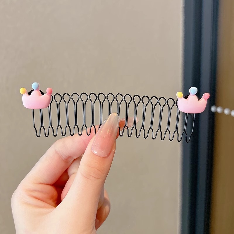 Arteto de acabado de cabello roto para niños niña linda tarjeta de cabello con peine niña bebé flequillo Haila peine horquilla tocado