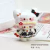 Three-dimensional kitten ornament [black]