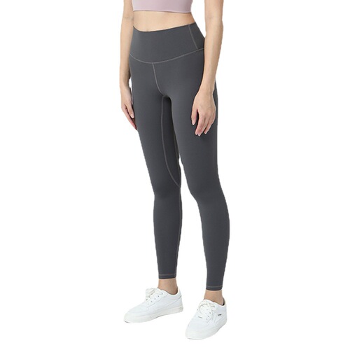 Winter and Spring New Fleece Yoga Pants, 9-inch, High-waisted Hip-lifting Fitness Running Women's Exercise Tight Pants