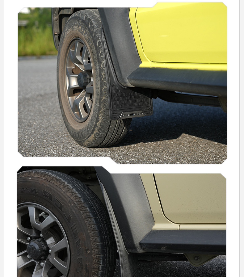 Suitable for 19-26 Models 3-Door/5-Door Jimny Fenders Jimny Fenders Car Modification Splash-Proof Mud-Proof and Dirt-Proof