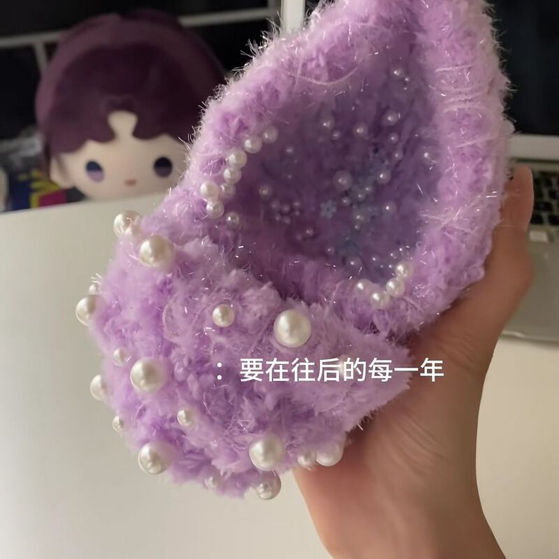 创意手工diy录音海螺玩偶材料包自制传音毛绒海螺公仔送闺蜜礼物|undefined