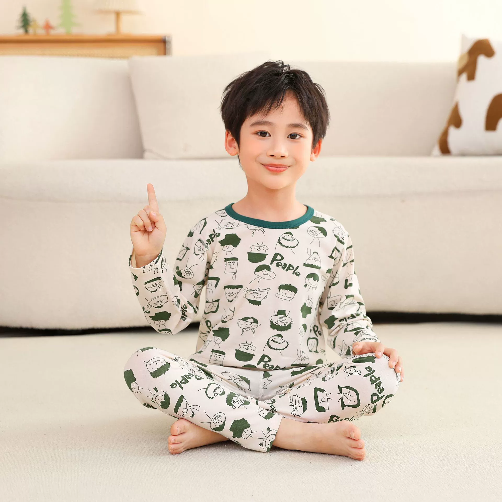 Children's autumn set for boys, keep warm thermal underwear, pijama